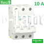 Автоматический выключатель 3Р 10А, C, 6кА, Schneider Electric RESI9 (R9F12310)